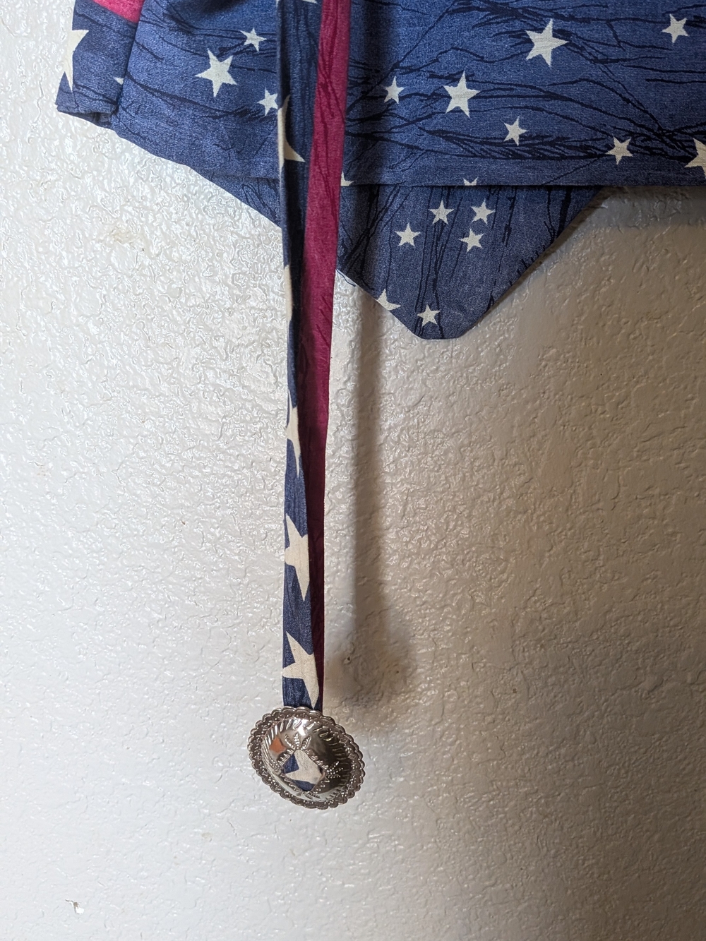 Vintage American Flag Vest Red White Blue Stars Stripes Americana Patriotic USA - Picture 4 of 4